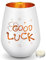 PRSTENLY Geschenke für Frauen, Windlicht Glas mit Good Luck, Glücksbringer Geschenke für Freundin Mama Oma Schwester Tochter Frau zum Geburtstag Ostern Weihnachten, Geburtstagsgeschenk für Frauen