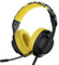 WIRWTRU S30 Gaming Headset with Microphone,198g Lightweight Design, Gaming Headphones for Xbox, Xbox Series X|S, PS5, PS4,Switch, PC, Noise Cancelling Mic, Soft Earmuffs,3.5MM Wired (Yellow)