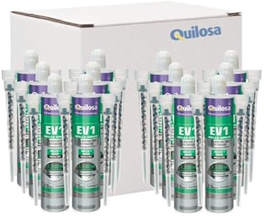 QUILOSA - CAJA 12 UDS ANCLAJE TACO QUIMICO POLIESTER EV1 QUILOSA 300 ML
