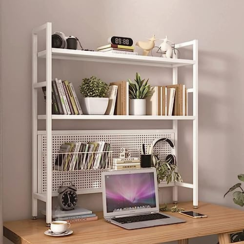 DIY Bücherregal Couches – Metall-Büro mit Stecktafel, Eisen-Bücherregal für Schreibtisch, stilvolles Zuhause und Büro, vielseitige Aufbewahrungslösung, moderne Dekoration