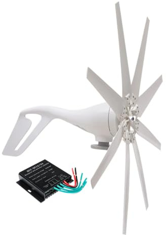Turbina off-grid delle pale del generatore di energia eolica con il regolatore di carica di MPPT per la casa
