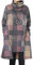 FTCayanz Femme Robe Tunique à Carreaux Manches Longues Robe Midi Plaid Ample Casual Long Tops Violet XL