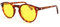 SUN LOVERS SLAT8075 Sonnenbrille, 49 mm, Havanna/Gelb, Unisex