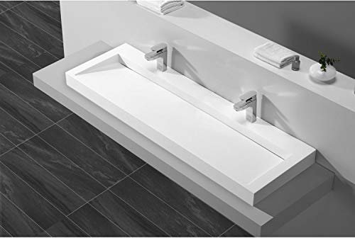 Home Systeme - Aufsatzwaschtisch HSW13/233x/243x (120 cm) Waschbecken Bad Mineralguss Waschschale (120 cm)