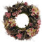 CREAFLOR HOME Türkranz 30cm Hortensien brombeer-grün, Dekokranz für spezielle Anlässe, Rund, Rosa, Grün, Apfelzweige, Flechtenmoos, Kunststoff