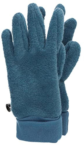 Sterntaler Unisex Kinder Fingerhandschuhe aus Microfleece, mit Elastischem Bündchen Fingerhandschuh, Tintenblau Melange, 6