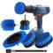 YIHATA Brosse Nettoyage Perceuse 6PCS, Brosse pour Perceuse Voiture, Brosse pour Perceuse Brosse Nettoyage, pour Jantes Carrelage Tapis Baignoire Cuisine Toilettes Sol Bleu