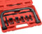 ATPEAM Universal Ventilfederspanner Set, 10pcs Ventilfeder Spanner Satz für Auto, Motorrad und LKW, Ventilfeder Spanner 16-30 mm (10pcs, Rot)