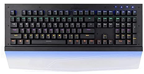 XIXIDIAN Mechanical Gaming Keyboard, USB Wired 108Keys Gaming Keyboard LED Backlit Gaming Keyboard with Blue Switches for Laptop PC,Computer, PC