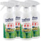 4x Emulsio Expert TergiForno Spray Detergente Sgrassante per Forno Griglie Barbecue Stufe Sgrassatore contro Incrostazioni e Grasso - 4 Flaconi da 600ml