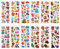 Cobee 3D Puffy Aufkleber für Kinder, 12 Blätter niedliche Tier Kinder Aufkleber Schaumstoff Tier Aufkleber Lehrer Belohnungsaufkleber DIY Dekoration Aufkleber für Jungen Mädchen Basteln Scrapbooking