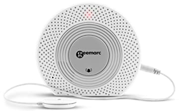 Geemarc Amplicall 140 - Rilevatore acustico di un sistema di allarme per non udenti con regolazione del tempo e della sensibilità di rilevamento - Deve essere combinato con altri dispositivi per