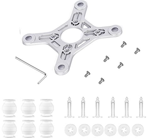 KLAPR Gimbal-Montageplatte Gummidämpfungskugel Anti-Drop-Pin for DJI Phantom Drone Ersatzteile Antivibrationsplatte (Color : for 3A 3P 4K only)