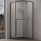 doporro Paroi de Douche Montage Réversible Pentagonale Cabine de Douche en Verre Transparent ESG Nano Anti-calcaire Ravenna68K 100x100x200