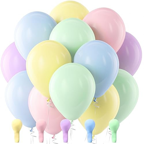 XEANCO Balloons 50 Pcs, Beautiful 10 inches Latex Balloons, Party Balloons, Wedding Balloons for Decoration, Perfect for YOUR beautiful Parties, Birthdays (Pastel-50 Pcs)(XB-1)
