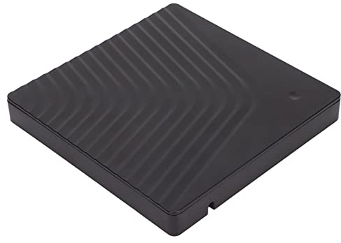 Zunate Laptop External DVD Drive Enclosure, USB3.0 CD ROM Optical Player Drive Box, 5Gbps High Speed Transfer for 12.7mm/9.5mm S ATA DVD RW Drive (Black)