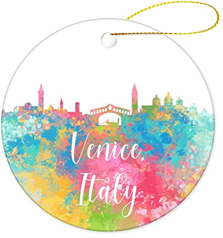 Weihnachtsbaumschmuck 7.3cm, Italien-Venedig Weihnachtsschmuck Premium Christbaumschmuck Anhänger Mode Weihnachtsanhänger Für Party Geschenke Hausdeko
