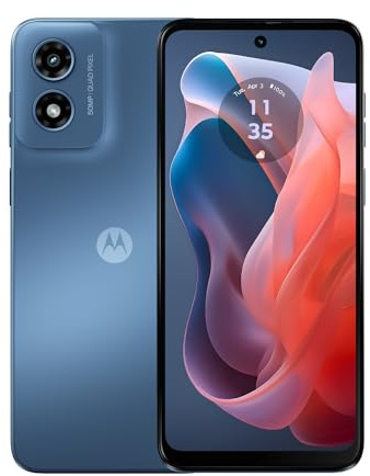 Motorola Moto G Play | 2024 | Unlocked | Made for US 4/64GB | 50MP Camera | Sapphire Blue
