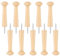 KALIONE 10 Pcs Wooden Shaker Peg Screw-On Wood Hook Shaker Pegs, 3.7inch Wood Hooks Peg Hooks, Unfinished Wood Shaker Pegs for Hanging Clothes Hats Keys Bags Towel, 573326_1_wtzn5ffzr