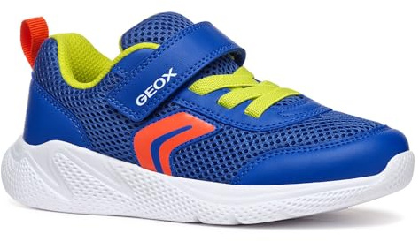 Geox J SPRINTYE BOY A, Boys’ Sneaker, Royal/Red,