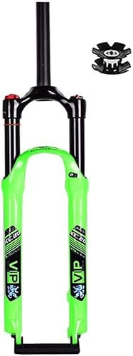 Forcelle Bici Forcella pneumatica MTB 26/27,5/29 Pollici Forcelle Ammortizzate per Mountain Bike Viaggio 120mm 1-1/8 Freno a Disco Dritto Forcella Anteriore per Bicicletta, QR 9mm Blocco Manuale (Co