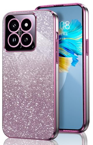 GOGME Glitter Coque pour OnePlus Nord CE3 Lite/Oneplus Nord CE 3 Lite Étui, Antichoc Housse Cadre Galvanisé TPU Paillettes/TransparentRésistant Aux Rayures Étui, Rose