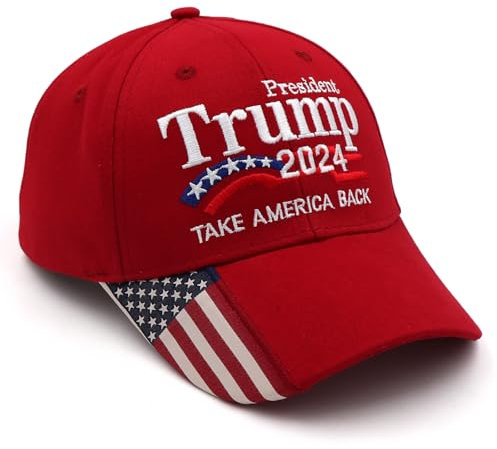 Maga Usa Trump-Mütze, Trump 2024 „Take America Back“, Stickerei, verstellbare Baseballkappe, 7-7 5/8