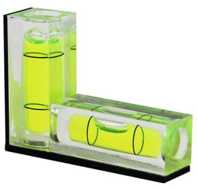 L-Shape Pocket Levels Magnet Spirits Levels Bidirectional Horizontal Vertical Pocket Spirits Levels