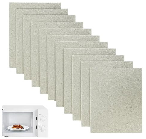 11 piezas de placas de mica para microondas universales, placas de mica 15 x 12 cm. Placas de mica para microondas. Protección y repuestos de alta calidad para microondas. Para microondas y horno
