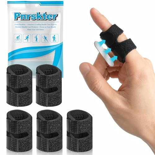 Pnrskter 5 Stück Fingerschienen für Mittelfinger, kleinen Finger, Daumen, Ringfinger, Zeigefinger und, Fingerunterstützung für für Gebrochene, Verstauchte, Arthritis und Immobilisierung der Knöchel