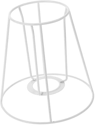 TOKIDNY Lampenschirm Gestell Aus Metalldraht Für Schreibtischlampe Stabiler Lampenschutz Geeignet Für Verschiedene Glühbirnen Ideal Für Individuelle Lampenprojekte Ø Cm