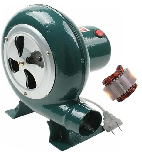Soplador De Aire Eléctrico Centrífugo - Turbina Soplador De Castillos Hinchables, Parrilla del Encendedor del Carbón De La Fan, Excitador De Llama De Arranque De Fuego De Parrilla(30W)