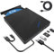 Lecteur Blu-Ray Externe 7 en 1, Lecteur CD DVD Externe pour Ordinateur, USB 3.0 et Type-C Lecteur CD DVD +/-Rw Portable , Graveur DVD/CD ROM pour Ordinateur Portable PC Mac OS MacBook Windows 11 10