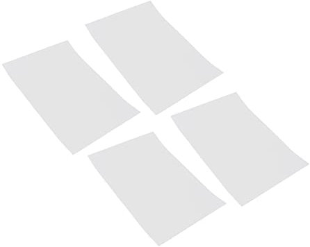 Acouto 50pcs A4 Laminatblätter Exquisites Schnittstoff -Selbstkleber -Laminierbeutel 30x21.4 Cm Glitter Laminat Laminating Sheetslaminating Self Sealingsticker (Treibsandstern)