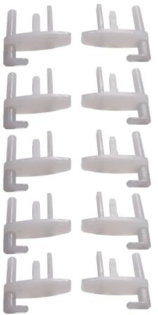 YUCKMZ Seitz Endstücke für Rastrollo 2000 5 Paare Ersatzteile für Caravanfenster Wohnwagenfenster SP042019Z