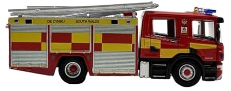 DUEVEL 1/76 For Scania CP28 Pump And Ladder Fire Engine Truck Car Model Kit Simulation Alloy Toy Simulation Vehicle Playset
