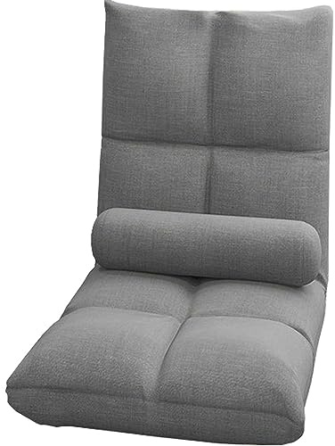 Foldable Floor Sofa Bed with Back Support, Comfort Floor Chair Adjustable Folding Japanese Floor Lazy Sofa Chair, for Gaming, Sleeping, Relaxing, Reading