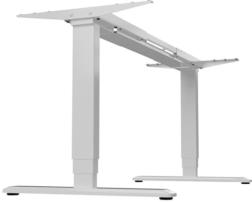 SAPIEN Height Adjustable Standing Desk Frame – Dual Motor Heavy Duty 3-Stage 125kg Load, Quiet Lift, Anti-Collision Safety (ST11)