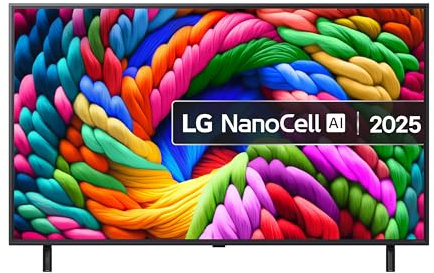 LG Smart TV 50NANO90A6B (2025) 50 LED HDR NanoCell 4K Ultra HD Black