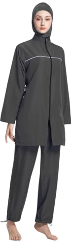 Muslim Swimsuit for Women Modest Swimwear Burkini Full Suit Plus Size Islamic Hijab Swimming Costume