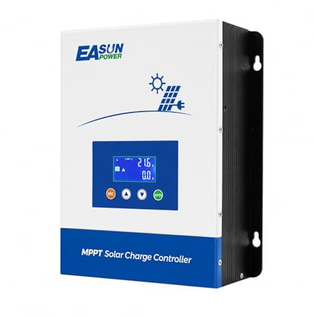 Solar Laderegler, MPPT Laderegler, ladereglers Solar, 100 A, 12 V, 24 V, 36 V, 48 V, PV-Eingang max. 150 V DC, Ladereglers für Fahrzeuge, LCD-Display, Solarregler für Lithium-Batterien (GEL/SEL/FLD)