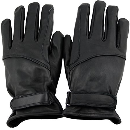 WESTERN-SPEICHER Lederhandschuhe Leder Biker REIT Handschuhe ungefüttert schwarz S bis 2XL