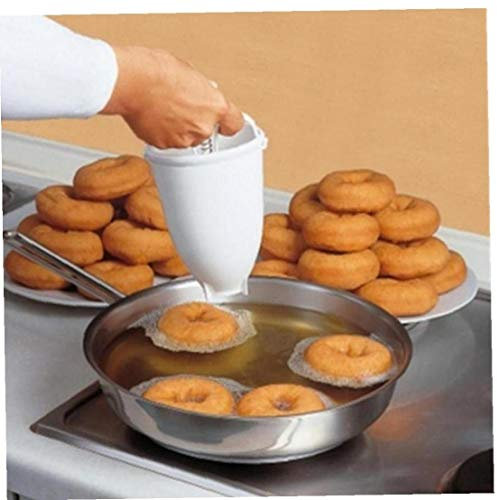 buñuelos de moldes de plástico rosquillas fritas dispensador de agua portátil para la cocina rápida y fácil adminículos magdalenas donuts árabes