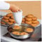 buñuelos de moldes de plástico rosquillas fritas dispensador de agua portátil para la cocina rápida y fácil adminículos magdalenas donuts árabes