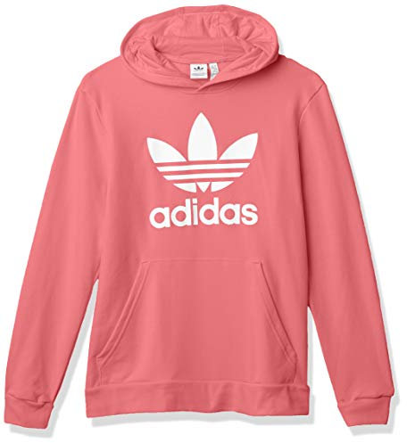 adidas Originals Unisex-Jugend Trefoil Hoodie Kapuzenpulli, Hazy Rose/Weiß, Medium