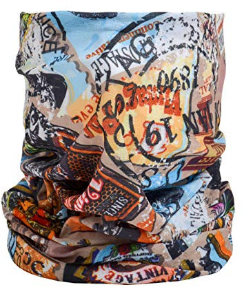 Alsino - Multifunktionstuch Schlauchschal Halstuch Bandana Kopfbedeckung Haarband Tuch Top Motive fester Sitz - atmungsaktiv extra lang bedeckt Mund, Nase und Hals (4059941172655)