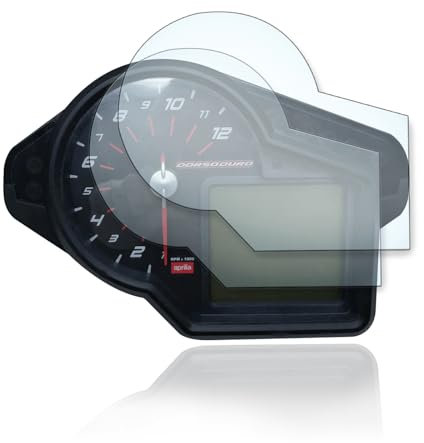 Displayschutzfolie Tacho Schutzfolie geeignet für Aprilia Dorsoduro 750/1200 1x Ultra Clear / 1x Anti Glare