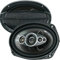 Audiobank AB-690 - Altavoces coaxiales estéreo de audio para coche (2 unidades, 6 x 9 pulgadas, 1400 vatios totales, 5 vías, respuesta de frecuencia: 45-20.000 Hz, woofer de cono de inyección de rango