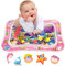 Infinno Wassermatte Baby, Baby Spielzeug für 3 6 9 Monate Mädchen und Jungen, sensorische Entwicklung, tolle Geschenkidee für Neugeborene