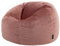 Icon Kingston Sitzsack Samt, Rosa, Sitzsack Erwachsene mit Füllung, Bean Bag, Samt Sessel, Lounge Sessel, Lounge Stuhl, Schlafzimmer, Wohnzimmer, Wohnzimmer Möbel